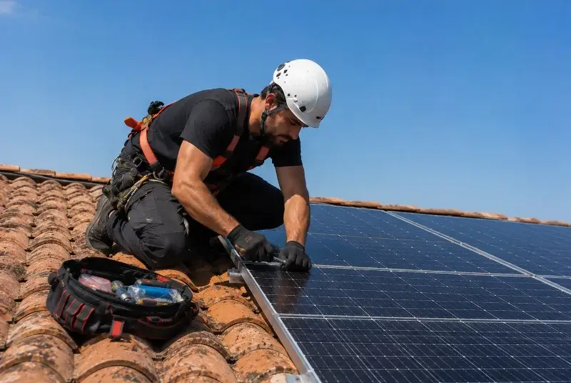 Maintenance et monitoring de panneaux solaires à Roche-Saint-Secret-Béconne